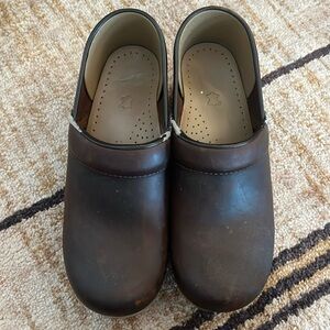 Dansko leather clogs